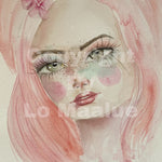 Original watercolor maleri 8