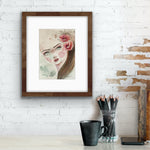 Original watercolor maleri 11